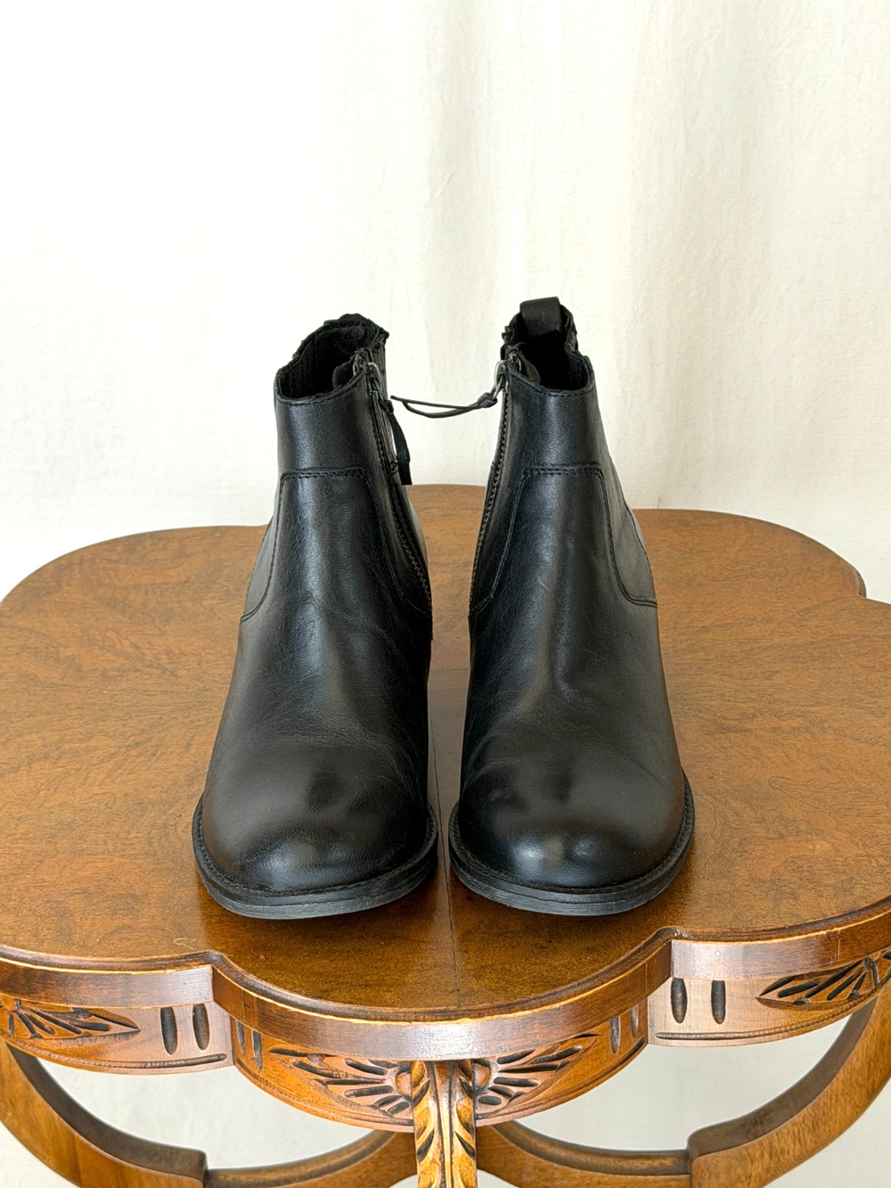 NIB Sofft Ardmore Black Leather Ankle Boot Womens US 8.5 EU 40 #0314